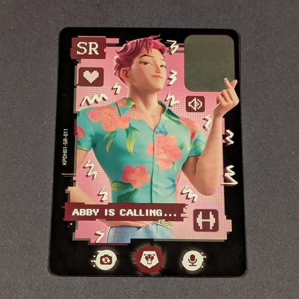 Kayou K-Pop Demon Hunters Abby Is Calling SR Card KPDH01-SR-011